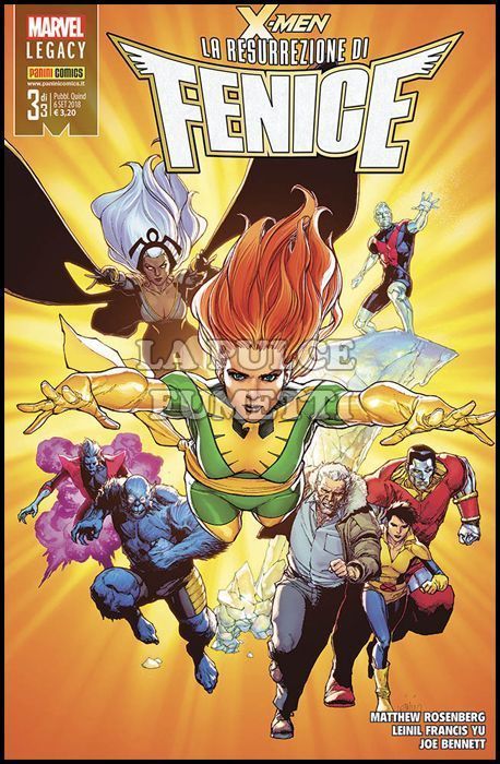 MARVEL MINISERIE #   203 - X-MEN: LA RESURREZIONE DI FENICE 3 - MARVEL LEGACY